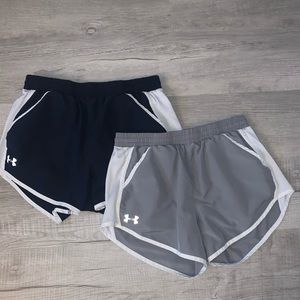 Two pairs of Under Armour shorts